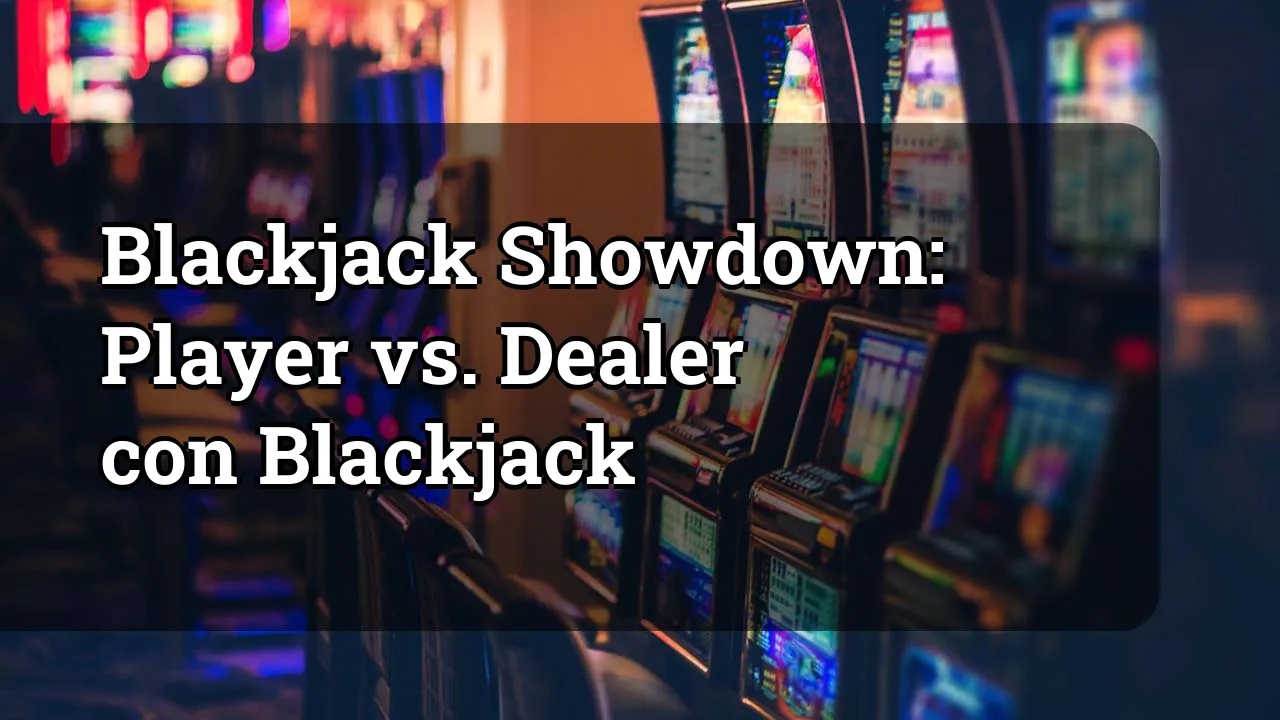 Blackjack Showdown: Player vs. Dealer con Blackjack