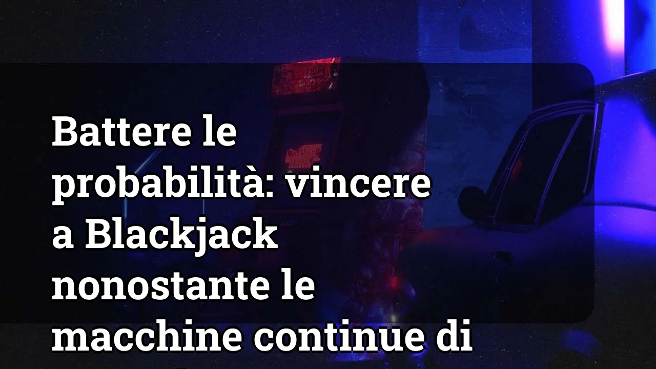 Battere le probabilità: vincere a Blackjack nonostante le macchine continue di mescolamento