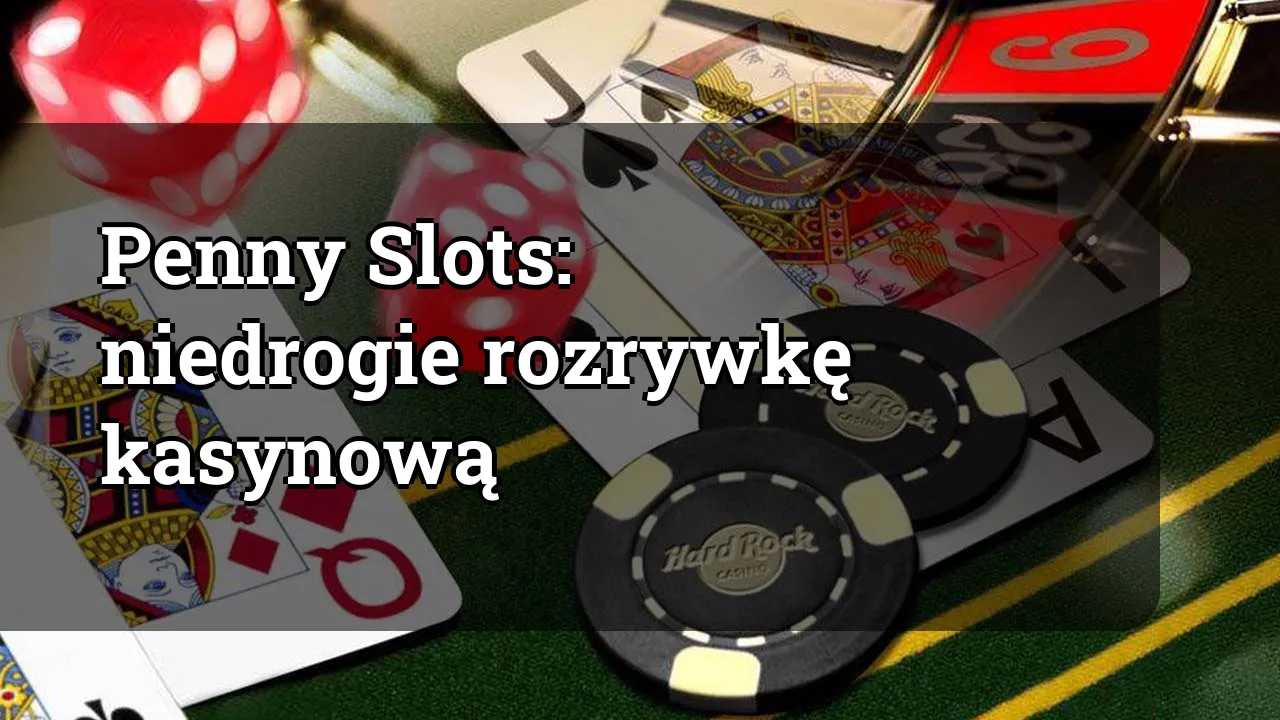 Penny Slots: niedrogie rozrywkę kasynową