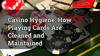 Casino Hygiene How Playing Cards Are Cleaned And Maintained