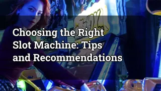 Choosing the Right Slot Machine: Tips and Recommendations