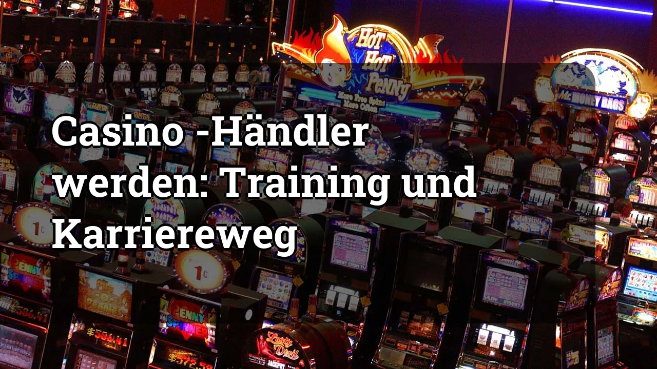 Casino -Händler werden: Training und Karriereweg