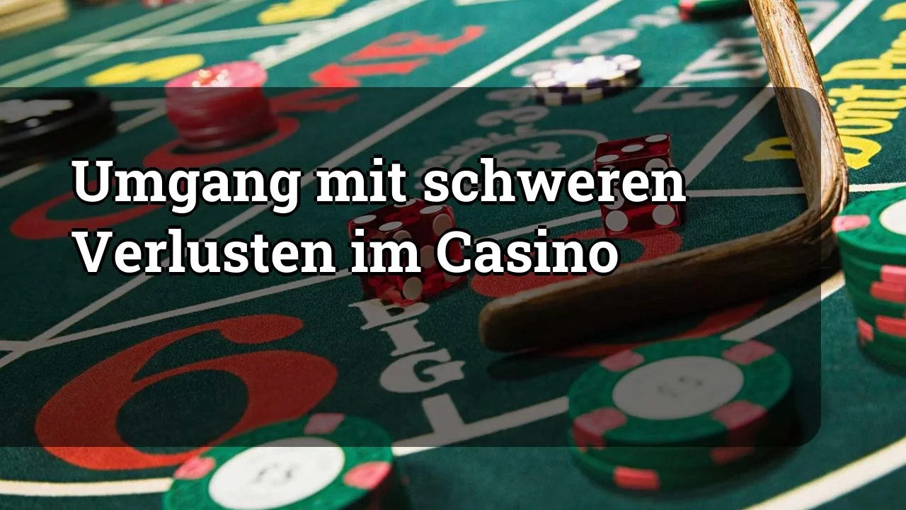 Umgang mit schweren Verlusten im Casino