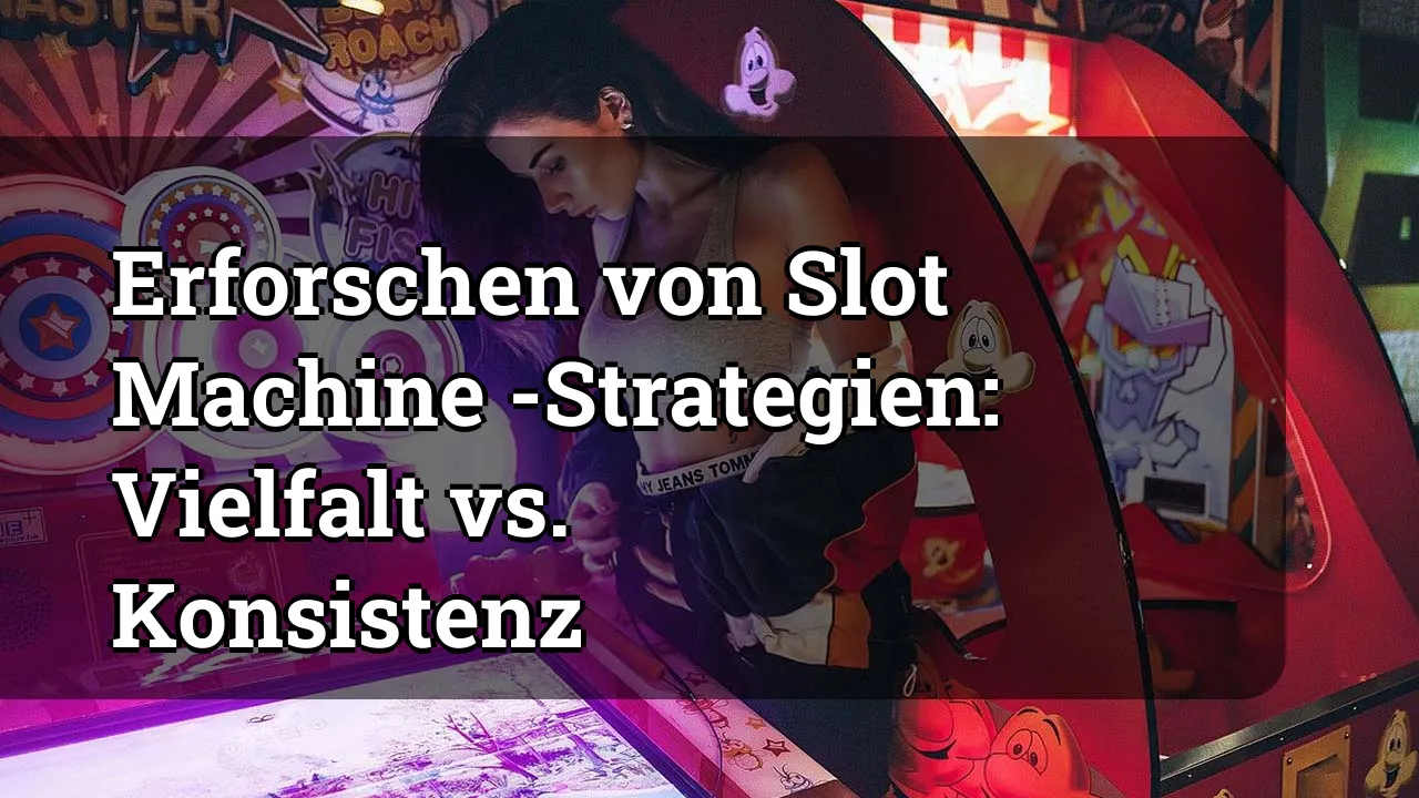 Erforschen von Slot Machine -Strategien: Vielfalt vs. Konsistenz