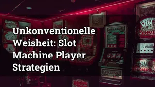 Unconventional Wisdom Slot Machine Player Strategies