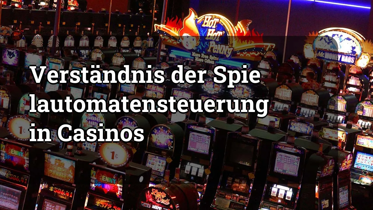 Verständnis der Spielautomatensteuerung in Casinos
