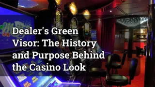 Dealer's Green Visor: The History and Purpose Behind the Casino Look