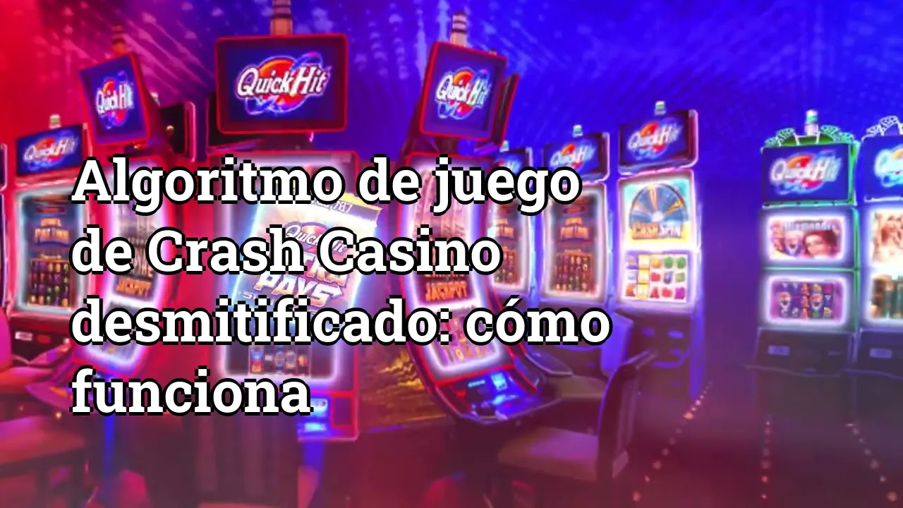 Algoritmo de juego de Crash Casino desmitificado: cómo funciona