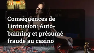 Consequences of Trespassing: Self-Banning and Suspected Casino Fraud