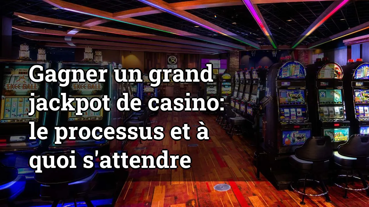 Gagner un grand jackpot de casino: le processus et à quoi s'attendre