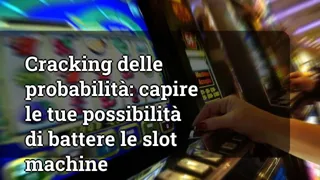 Cracking the Odds: Understanding Your Chances of Beating Slot Machines