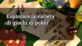 Exploring the Variety of Poker Games