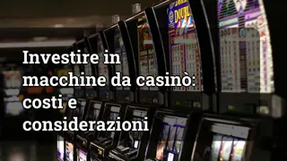 Investing in Casino Machines: Costs and Considerations