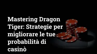 Mastering Dragon Tiger: Strategies for Improving Your Casino Odds