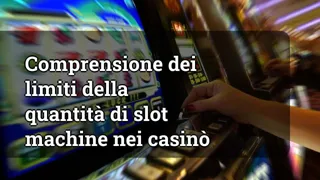 Understanding Slot Machine Quantity Limits in Casinos