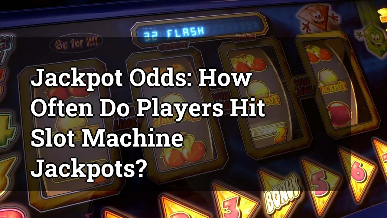 Jackpot Odds: How Often Do Players Hit Slot Machine Jackpots?