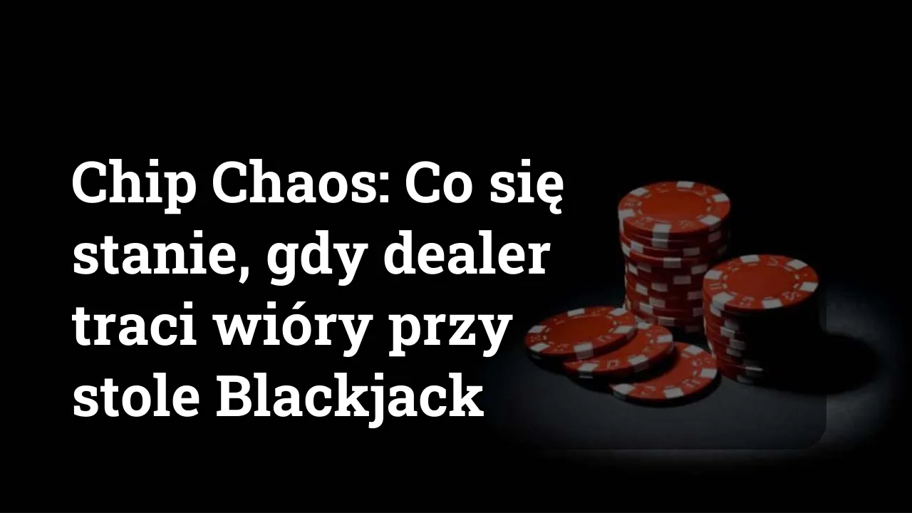 Chip Chaos: Co się stanie, gdy dealer traci wióry przy stole Blackjack