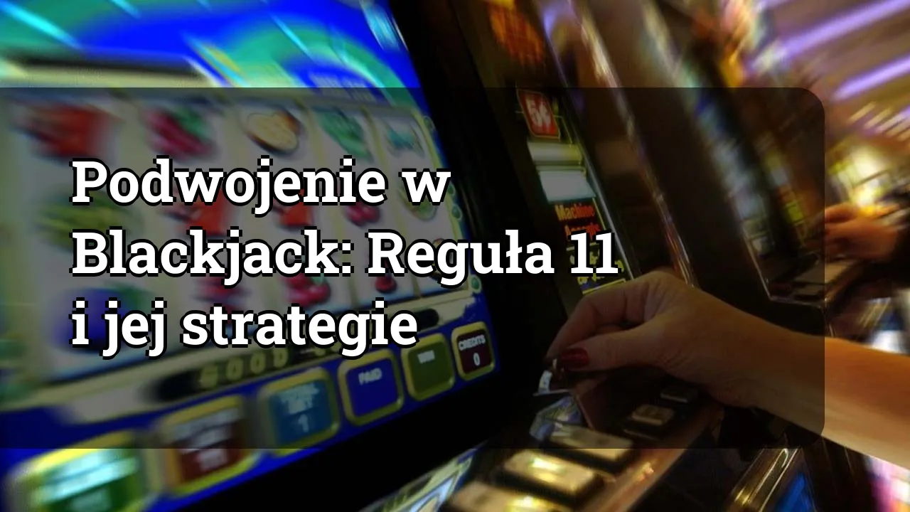 Podwojenie w Blackjack: Reguła 11 i jej strategie