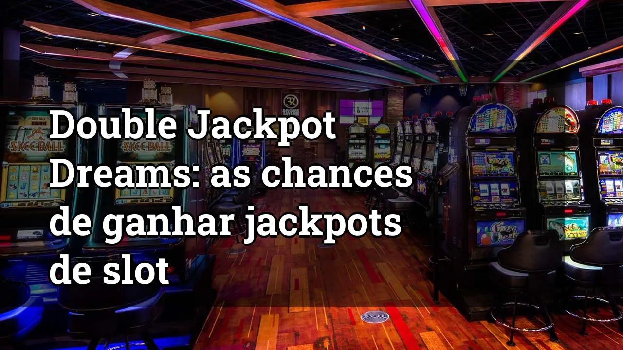 Double Jackpot Dreams: as chances de ganhar jackpots de slot
