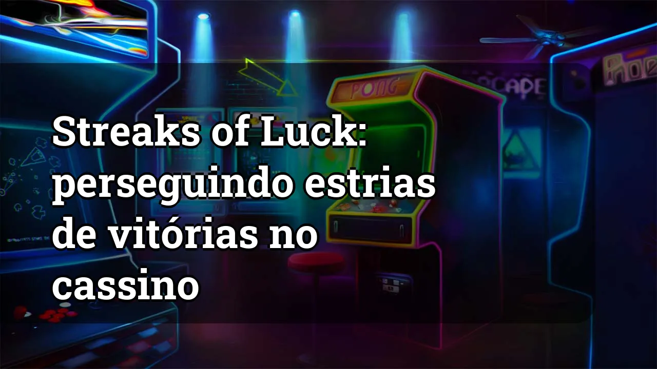 Streaks of Luck: perseguindo estrias de vitórias no cassino