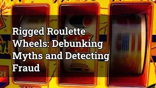 Rigged Roulette Wheels: Debunking Myths and Detecting Fraud