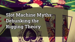 Slot Machine Myths: Debunking the Rigging Theory