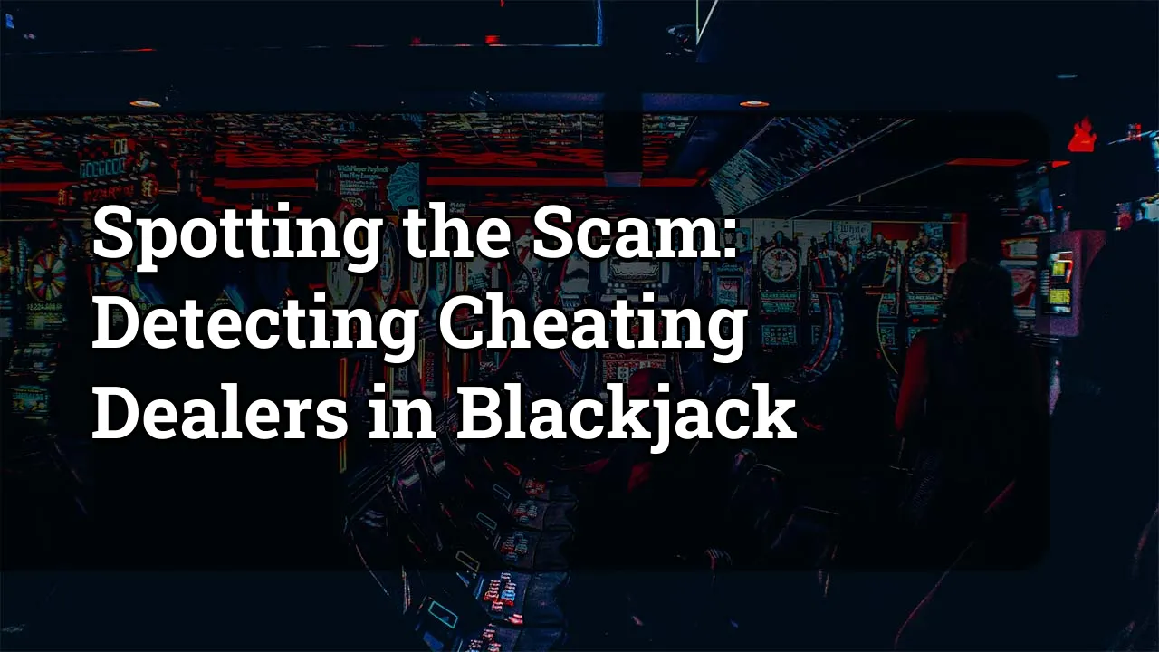 Spotting the Scam: Detecting Cheating Dealers in Blackjack